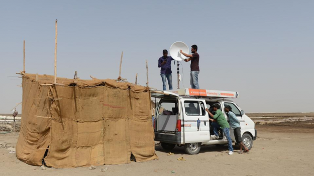 indian Childern digital literacy in little rann of kutch